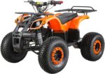 450 Electric Quad Bike for Adults 60V 500W 3 Speed 70KM Range Orange ATV
