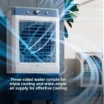 Airflow Industrial Portable Evaporative Cooler Cool air Cooler Household Moving Fan - Image 3