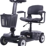 Coolbaby Electric Mobility Scooter 24V Detachable Battery 4 Wheel 190kg Load