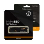 1TB NVMe Portable External SSD High Speed Solid State Drive with Foldable Design