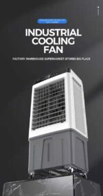 Portable Evaporative Air Cooler 3-Speed Quiet Operation High Efficiency Refrigeration Freestanding Design AC Garage Energy - Image 5