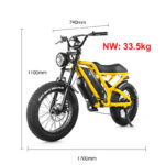 MZ 12 48V 20 Inch Fat Tire Hybrid Electric City Bike for Adults - Image 2