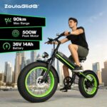20x4 Fat Tire Electric Bike 500W Peak Motor 90km Range 36V 14Ah Battery - Image 6