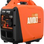 AIVOLT 1600W Portable Inverter Generator Pure Sine Wave Quiet 50 60Hz