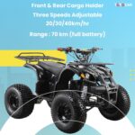 450 Electric Quad Bike for Adults 60V 500W 3 Speed 70KM Range Orange ATV - Image 5