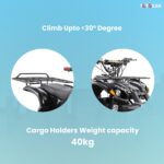 450 Electric Quad Bike for Adults 60V 500W 3 Speed 70KM Range Orange ATV - Image 3