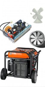 Portable Generator 220V 50Hz 312cc 5kW Silent Gasoline Generator Electric Start - Image 2