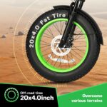 20x4 Fat Tire Electric Bike 500W Peak Motor 90km Range 36V 14Ah Battery - Image 3