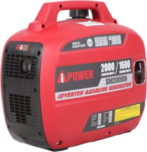 iPower A Gasoline Silent Inverter Generator 2000W 50/60Hz Portable Power Unit